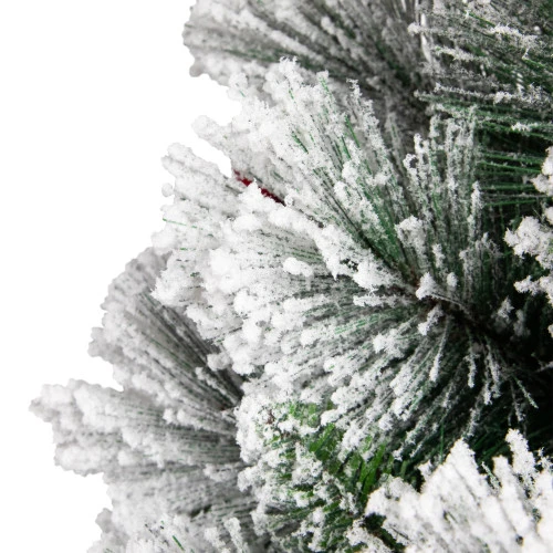 Real Touch™? Flocked Fairfield Fir Full Artificial Christmas Tree - 4.5' -Unlit 7 Real Touch™? Flocked Fairfield Fir Full Artificial Christmas Tree - 4.5' -Unlit - Image 5