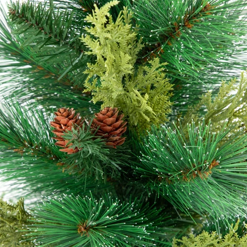 Spruce Pine Needle And Pinecone Artificial Mini Christmas Tree - 25" - Unlit 6 Spruce Pine Needle And Pinecone Artificial Mini Christmas Tree - 25" - Unlit - Image 4
