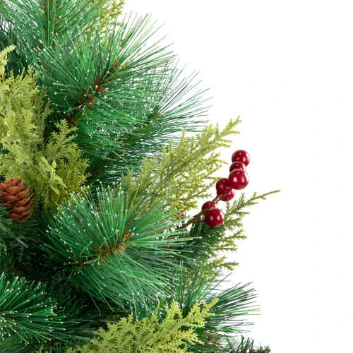 Spruce Pine Needle And Pinecone Artificial Mini Christmas Tree - 25" - Unlit 7 Spruce Pine Needle And Pinecone Artificial Mini Christmas Tree - 25" - Unlit - Image 5