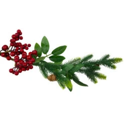 Northlight 5' X 4.75" Pine Springs, Berries And Pine Cones Artificial Christmas Garland - Unlit -Christmas Decor Sale northlight vm02197 2 60321.1665580607