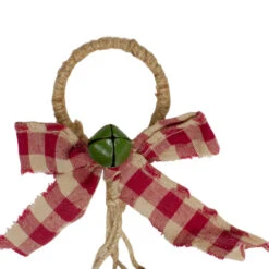Northlight 15-Inch Pine And Green Jingle Bell Christmas Door Hanger With Plaid Bow 9 Northlight 15-Inch Pine And Green Jingle Bell Christmas Door Hanger With Plaid Bow -Christmas Decor Sale northlight vm89198 2 45593.1605061099