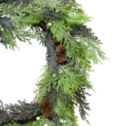 Berry, Cedar And Pine Cone Artificial Christmas Wreath - 24-Inch, Unlit -Christmas Decor Sale northlight vm89280 1 47551.1607655598
