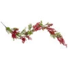 Northlight 5' X 8" Frosted Pine And Red Berry Christmas Garland - Unlit -Christmas Decor Sale northlight vm92777 1 41819.1659123959