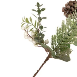 Northlight 5' White Berry, Eucalyptus And Pinecone Christmas Garland - Unlit -Christmas Decor Sale northlight vm92780 2 88076.1661968472