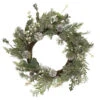 White Berry, Eucalyptus And Pinecone Christmas Wreath, 20-Inch, Unlit -Christmas Decor Sale northlight vm92781 1 06923.1654104024