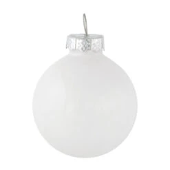 Northlight 10ct White Shiny And Matte Glass Ball Christmas Ornaments 1.75" (45mm) -Christmas Decor Sale northlight wy00728 3shinymatte new 05813.1674121142