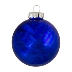 Northlight 4ct Royal Blue 2-Finish Glass Christmas Ball Ornaments 4" (100mm) -Christmas Decor Sale northlight wy00773 2 96100.1662575102