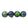 4ct Blue And Green Striped Speckled Christmas Ball Ornaments 3.25" (80mm) 1 4ct Blue And Green Striped Speckled Christmas Ball Ornaments 3.25" (80mm) -Christmas Decor Sale northlight wy15230 updated 41595.1611374207.386.513