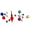 Northlight 16-Piece Set Of Assorted Multi-Color Glass Ball Christmas Ornaments With Tree Topper 2 Northlight 16-Piece Set Of Assorted Multi-Color Glass Ball Christmas Ornaments With Tree Topper -Christmas Decor Sale northlight wy88904 1 sample 99371.1607482678