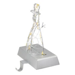 Northlight 8" LED Lighted Silver Wired Snowman Christmas Stocking Holder 10 Northlight 8" LED Lighted Silver Wired Snowman Christmas Stocking Holder -Christmas Decor Sale northlight wy89006 3 30989.1609385227