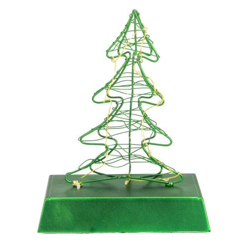 Northlight 8" LED Lighted Green Wired Christmas Tree Stocking Holder 7 Northlight 8" LED Lighted Green Wired Christmas Tree Stocking Holder - Image 5