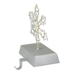 Northlight 7.5" LED Lighted Silver Wired Snowflake Christmas Stocking Holder -Christmas Decor Sale northlight wy89008 3 67670.1665611634