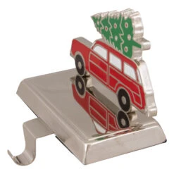 Northlight Vintage Station Wagon Car With Tree Christmas Stocking Holder - 5.25" -Christmas Decor Sale northlight wy89035 3 58860.1638200934