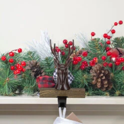 Northlight 7.5" Brown Marbled Buck Deer Head Christmas Stocking Holder 8 Northlight 7.5" Brown Marbled Buck Deer Head Christmas Stocking Holder -Christmas Decor Sale northlight wy89077 5 74431.1608866611