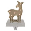 Northlight LED Lighted Reindeer Christmas Stocking Holder - 7.5" - Gold Finish -Christmas Decor Sale northlight wy92559 updated 88171.1665611044