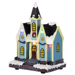 Northlight LED Lighted Snowy Church Christmas Village Display Piece - 6" -Christmas Decor Sale northlight xh93268 2 27834.1687529318