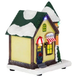 Northlight LED Lighted Snowy Toy Shop Christmas Village Display Piece - 5" -Christmas Decor Sale northlight xh93269 3 62269.1687529318