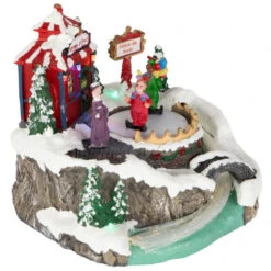 Northlight LED Lighted And Animated Christmas Scene Village Display Decoration - 7.75" 10 Northlight LED Lighted And Animated Christmas Scene Village Display Decoration - 7.75" -Christmas Decor Sale northlight xh93272 2 36971.1715892344