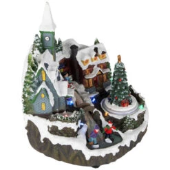 Northlight LED Lighted Animated And Musical Christmas Village Display Decoration - 9.25" 8 Northlight LED Lighted Animated And Musical Christmas Village Display Decoration - 9.25" -Christmas Decor Sale northlight xh93273 3 97119.1672477951