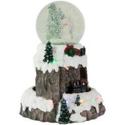 Northlight LED Lighted Animated And Musical Christmas Snowman And Train Snow Globe - 9.25" -Christmas Decor Sale northlight xh99395 3 88102.1689950422