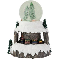 Northlight LED Lighted Animated And Musical Christmas Snowman And Train Snow Globe - 9.25" -Christmas Decor Sale northlight xh99395 4 92154.1689950426