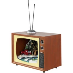 Northlight LED Lighted Animated Musical TV With Ice Skating Scene Christmas Display - 9.25" -Christmas Decor Sale northlight xh99398 2 67666.1687529310