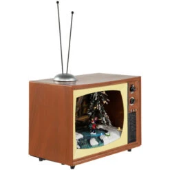 Northlight LED Lighted Animated Musical TV With Ice Skating Scene Christmas Display - 9.25" -Christmas Decor Sale northlight xh99398 3 81275.1687529310