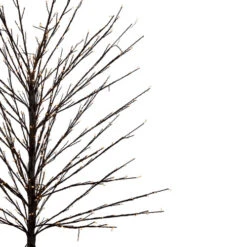 Northlight 5' Black LED Lighted Christmas Twig Tree - Warm White Lights -Christmas Decor Sale northlight xt92215 2 18065.1645837543