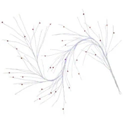 Northlight 6' X 6" Pre-Lit White Christmas Garland With Red Jingle Bells, Multi-Color Lights -Christmas Decor Sale northlight xt93899 03 07896.1697128083