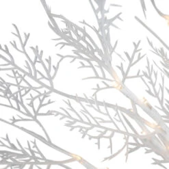 5' LED Lighted White Lace Artificial Christmas Tree - Warm White Lights -Christmas Decor Sale northlight xt93905 05 48036.1695225136