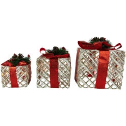 Northlight Set Of 3 Lighted White Rope Gift Box Christmas Decorations 9.75" 9 Northlight Set Of 3 Lighted White Rope Gift Box Christmas Decorations 9.75" -Christmas Decor Sale northlight y93948 3 38698.1677147710