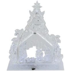 Northlight LED Lighted Nativity Scene In Stable Acrylic Christmas Decoration - 10.75" 13 Northlight LED Lighted Nativity Scene In Stable Acrylic Christmas Decoration - 10.75" -Christmas Decor Sale northlight y94768 03 61518.1697128081