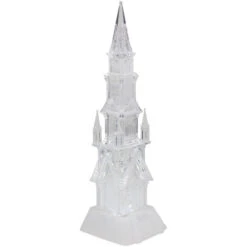 Northlight LED Lighted Castle Acrylic Christmas Decoration - 17.5" -Christmas Decor Sale northlight y94777 02 28088.1696522478
