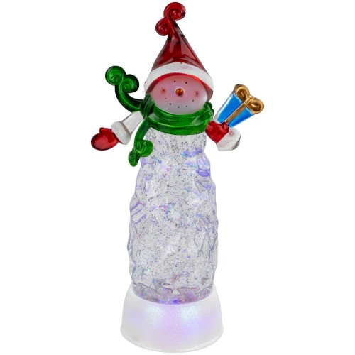 Northlight LED Lighted Acrylic Snowman Christmas Snow Globe - 11.5" 4 Northlight LED Lighted Acrylic Snowman Christmas Snow Globe - 11.5" - Image 2