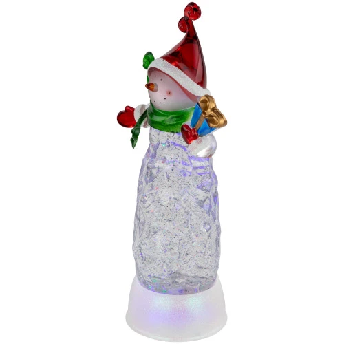 Northlight LED Lighted Acrylic Snowman Christmas Snow Globe - 11.5" 8 Northlight LED Lighted Acrylic Snowman Christmas Snow Globe - 11.5" - Image 6