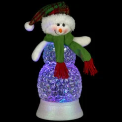Northlight LED Lighted Acrylic Snowman Christmas Snow Globe - 11" -Christmas Decor Sale northlight y94783 black 23956.1696868290