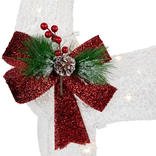 Northlight LED Lighted Reindeer Family Outdoor Christmas Decorations - Warm White - Set Of 3 7 Northlight LED Lighted Reindeer Family Outdoor Christmas Decorations - Warm White - Set Of 3 - Image 5