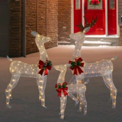 Northlight LED Lighted Reindeer Family Outdoor Christmas Decorations - Warm White - Set Of 3 12 Northlight LED Lighted Reindeer Family Outdoor Christmas Decorations - Warm White - Set Of 3 -Christmas Decor Sale northlight ye92349 3 97503.1721868337
