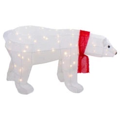 Northlight LED Lighted Tinsel Polar Bear Outdoor Christmas Decoration - 32" - Warm White Lights 13 Northlight LED Lighted Tinsel Polar Bear Outdoor Christmas Decoration - 32" - Warm White Lights -Christmas Decor Sale northlight ye92350 1 94342.1665088082