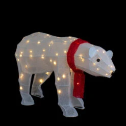 Northlight LED Lighted Tinsel Polar Bear Outdoor Christmas Decoration - 32" - Warm White Lights 12 Northlight LED Lighted Tinsel Polar Bear Outdoor Christmas Decoration - 32" - Warm White Lights -Christmas Decor Sale northlight ye92350 onblack 93007.1665088082