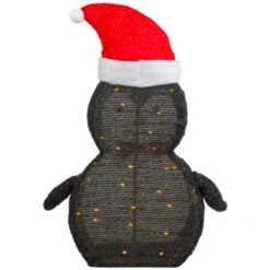 Northlight 28" LED Lighted Tinsel Penguin In Santa Hat Outdoor Christmas Decoration 14 Northlight 28" LED Lighted Tinsel Penguin In Santa Hat Outdoor Christmas Decoration -Christmas Decor Sale northlight ye92362 2 24622.1637152443