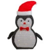Northlight 28" LED Lighted Tinsel Penguin In Santa Hat Outdoor Christmas Decoration -Christmas Decor Sale northlight ye92362 86483.1637152442