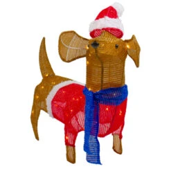 Northlight 26" LED Lighted Dachshund Dog Outdoor Christmas Decoration -Christmas Decor Sale northlight ye92364 2 56838.1646269151