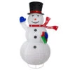 Northlight LED Lighted Iridescent Twinkling Snowman Outdoor Christmas Decoration - 71" -Christmas Decor Sale northlight ye92365 28583.1646269135