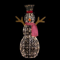 Northlight 48" LED Lighted Snowman With Top Hat And Red Scarf Outdoor Christmas Decoration 11 Northlight 48" LED Lighted Snowman With Top Hat And Red Scarf Outdoor Christmas Decoration -Christmas Decor Sale northlight ye92369 onblack 74328.1665610758