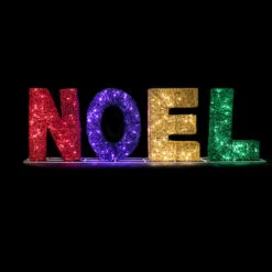 Northlight LED Lighted "Noel" Outdoor Christmas Decoration - 46" - Multicolor -Christmas Decor Sale northlight ye93925 on20black20copy 79443.1686665008