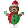 25" Pop-up Bear Wearing Santa Hat Outdoor Christmas Decoration 1 25" Pop-up Bear Wearing Santa Hat Outdoor Christmas Decoration -Christmas Decor Sale northlight ye93930 1 17697.1661885843