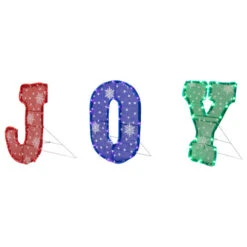 Northlight 14" LED Lighted Traditional Colored 'Joy' Outdoor Christmas Decoration -Christmas Decor Sale northlight ye93939 3 06552.1702056330