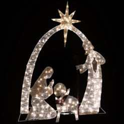 Northlight 41" LED Lighted Holy Family Nativity Scene Outdoor Christmas Decoration 15 Northlight 41" LED Lighted Holy Family Nativity Scene Outdoor Christmas Decoration -Christmas Decor Sale northlight ye99406 on20black202 65215.1699203009