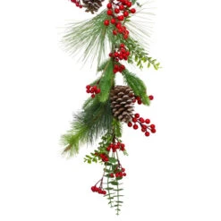 Northlight Berry Pine And Eucalyptus Artificial Christmas Garland - 5' X 10" - Unlit -Christmas Decor Sale northlight yk87867 1 91661.1664639377